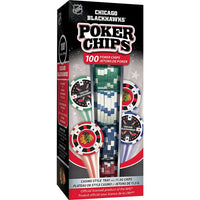 Wholesale Chicago Blackhawks 100 Piece Poker Chips