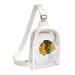 Wholesale Chicago Blackhawks Clear Mini Sling