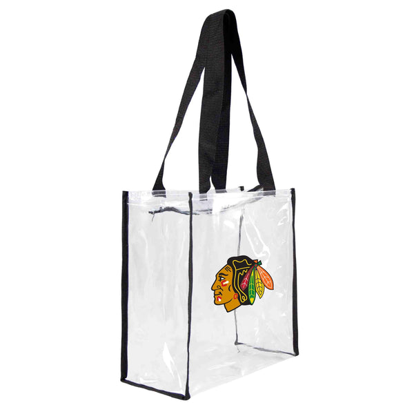 Wholesale Chicago Blackhawks Clear Square Stadium Tote