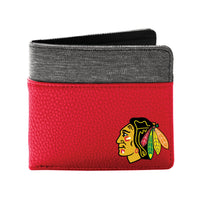 Wholesale Chicago Blackhawks Pebble BiFold Wallet LRED