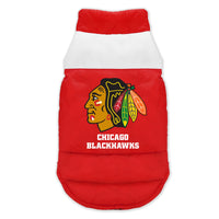 Wholesale Chicago Blackhawks Pet Parka Puff Vest