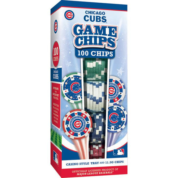 Wholesale Chicago Cubs 100 Piece Poker Chips