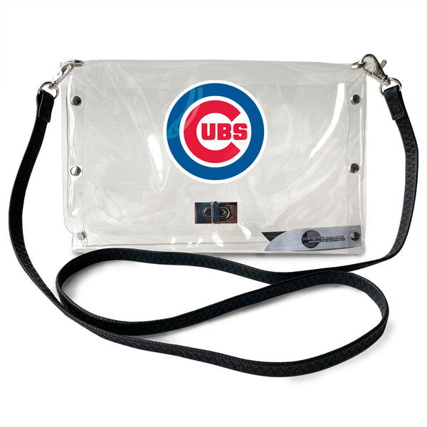 Wholesale Chicago Cubs Clear Envelope Purse STRAP