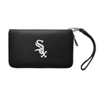 Wholesale Chicago White Sox Zip Organizer Wallet Pebble Black