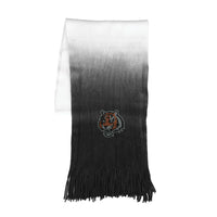 Wholesale Cincinnati Bengals Dip Dye Scarf Black