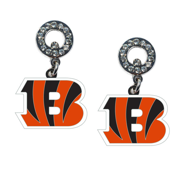 Wholesale Cincinnati Bengals NFL / EAR006 - Rhinestone Earrings