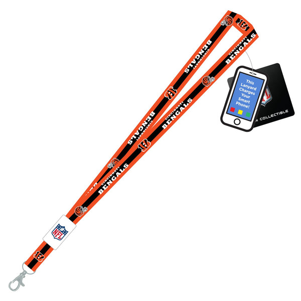 Wholesale Cincinnati Bengals NFL / LYD001 - Charging Lanyard