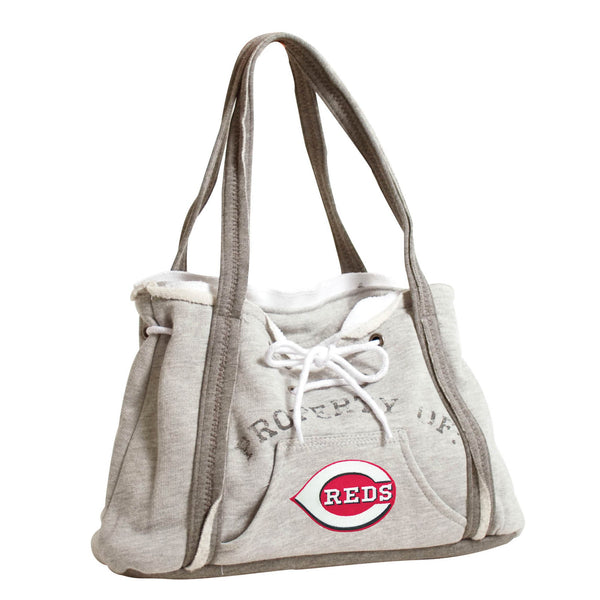 Wholesale Cincinnati Reds Hoodie Purse Grey