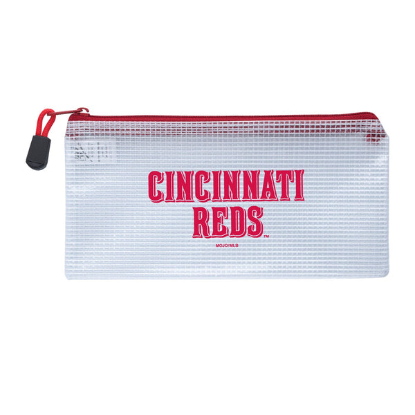 Wholesale Cincinnati Reds MLB / PBG002 - Clear Zippered Bags