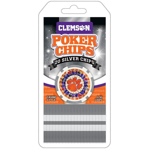 Wholesale Clemson Tigers 20 Piece Poker Chips