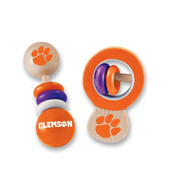 Wholesale Clemson Tigers - Baby Rattles 2-Pack