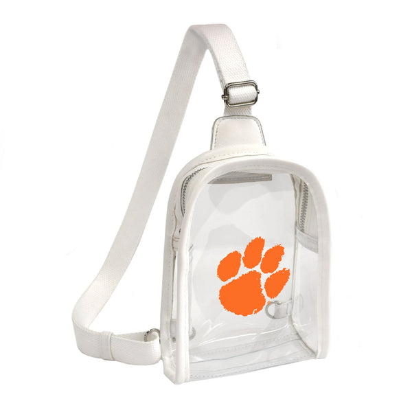 Wholesale Clemson Tigers Clear Mini Sling