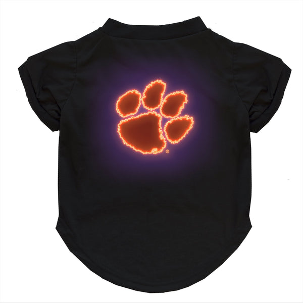 Wholesale Clemson Tigers Neon Pet T-Shirt