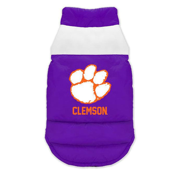 Wholesale Clemson Tigers Pet Parka Puff Vest