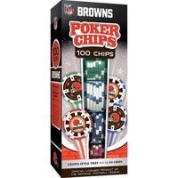 Wholesale Cleveland Browns 100 Piece Poker Chips