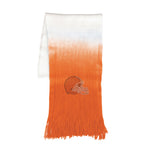 Wholesale Cleveland Browns Dip Dye Scarf Orange