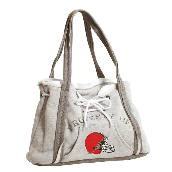 Wholesale Cleveland Browns Hoodie Purse Grey