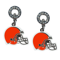 Wholesale Cleveland Browns NFL / EAR006 - Rhinestone Earrings