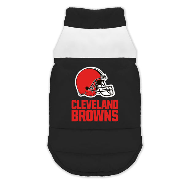 Wholesale Cleveland Browns Pet Parka Puff Vest