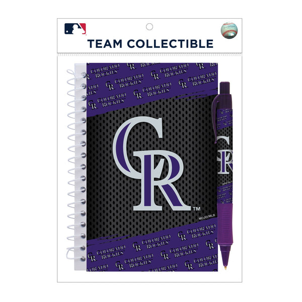 Wholesale Colorado Rockies MLB / NBP008-KT - 5x7Notebook Pen Sets /