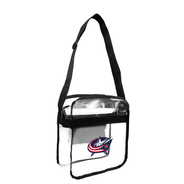 Wholesale Columbus Blue Jackets Clear Carryall Crossbody