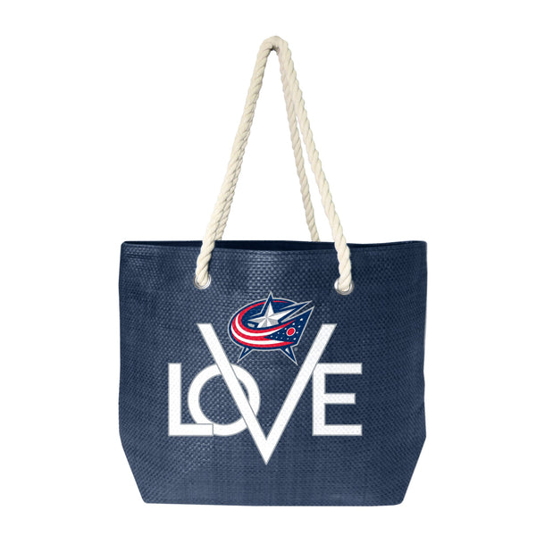 Wholesale Columbus Blue Jackets Love Tote