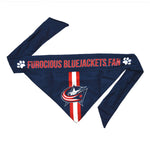 Wholesale Columbus Blue Jackets Pet Bandana - Assorted Sizes