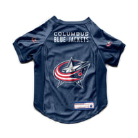 Wholesale Columbus Blue Jackets Pet Stretch - Assorted Sizes