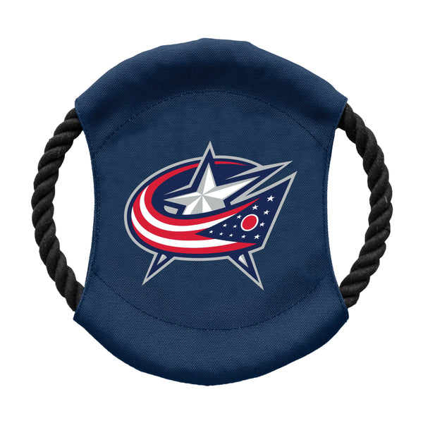 Wholesale Columbus Blue Jackets Team Flying Disc Pet Toy