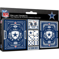 Wholesale Dallas Cowboys - 2-Pack Playing Cards & Dice Set