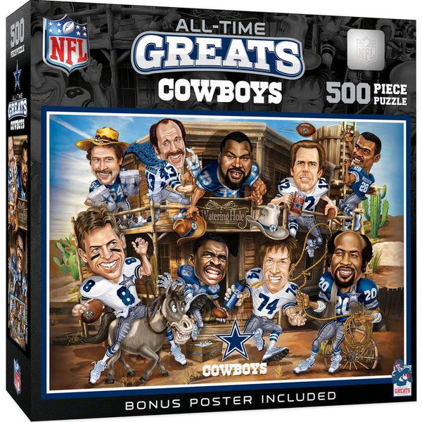 Wholesale Dallas Cowboys - All Time Greats 500 Piece Jigsaw Puzzle