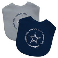 Wholesale Dallas Cowboys - Baby Bibs 2-Pack - Navy & Gray