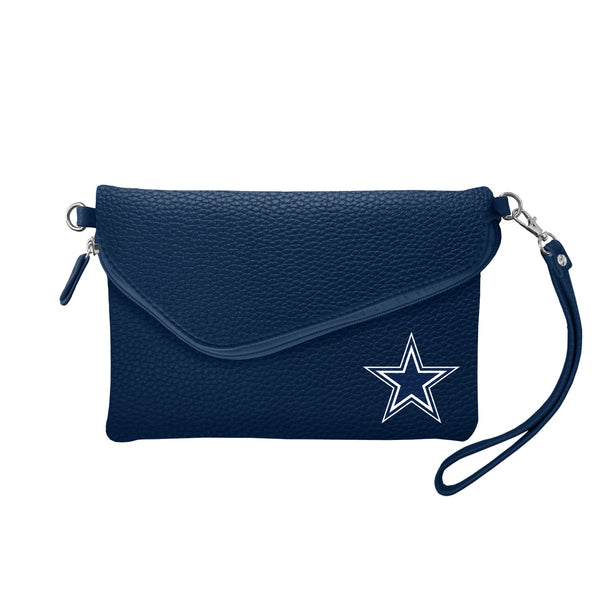 Wholesale Dallas Cowboys Fold Over Crossbody Pebble Navy