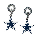 Wholesale Dallas Cowboys NFL / EAR006 - Rhinestone Earrings