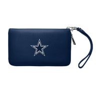 Wholesale Dallas Cowboys Zip Organizer Wallet Pebble Navy