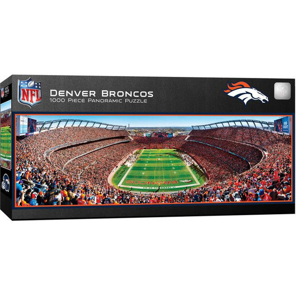 Wholesale Denver Broncos - 1000 Piece Panoramic Jigsaw Puzzle - End View