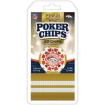 Wholesale Denver Broncos 20 Piece Poker Chips