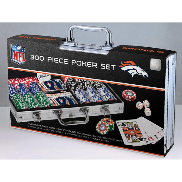 Wholesale Denver Broncos 300 Piece Poker Set