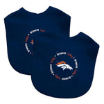 Wholesale Denver Broncos - Baby Bibs 2-Pack