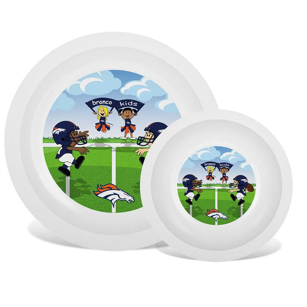 Wholesale Denver Broncos - Baby Plate & Bowl Set
