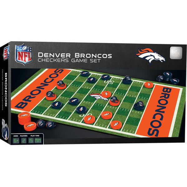 Wholesale Denver Broncos Checkers Board Game