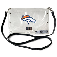 Wholesale Denver Broncos Clear Envelope Purse STRAP