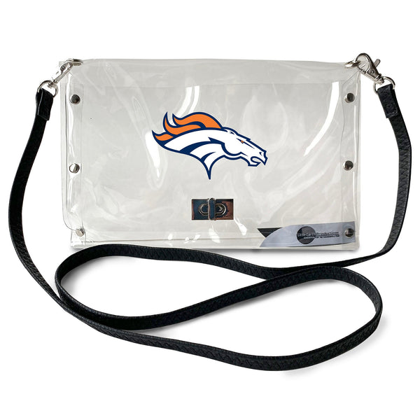 Wholesale Denver Broncos Clear Envelope Purse STRAP