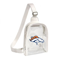 Wholesale Denver Broncos Clear Mini Sling