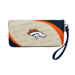 Wholesale Denver Broncos Curve Zip Organizer Wallet