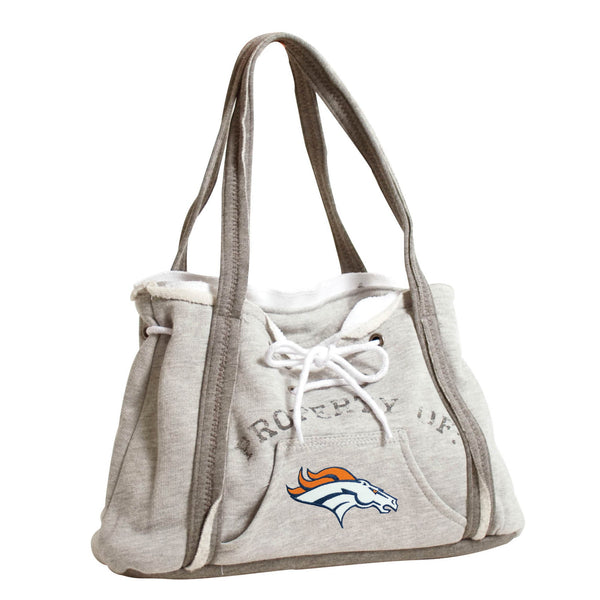 Wholesale Denver Broncos Hoodie Purse Grey