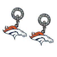 Wholesale Denver Broncos NFL / EAR006 - Rhinestone Earrings