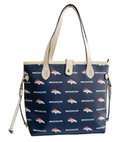 Wholesale Denver Broncos Patterned Tote Pattern