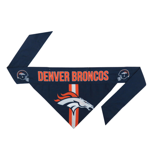 Wholesale Denver Broncos Pet Bandana- Assorted Sizes