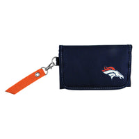 Wholesale Denver Broncos Ribbon Organizer Wallet Orange